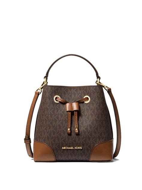 michael kors studio mercer large bag|Michael Kors small bucket bag.